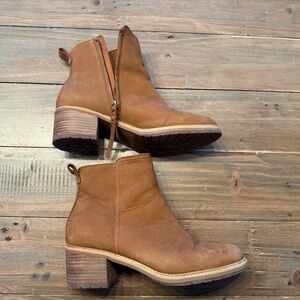 Toms Tan Ankle Booties